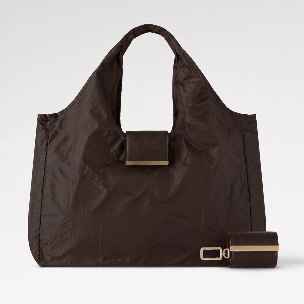 ClipTote in chocolate