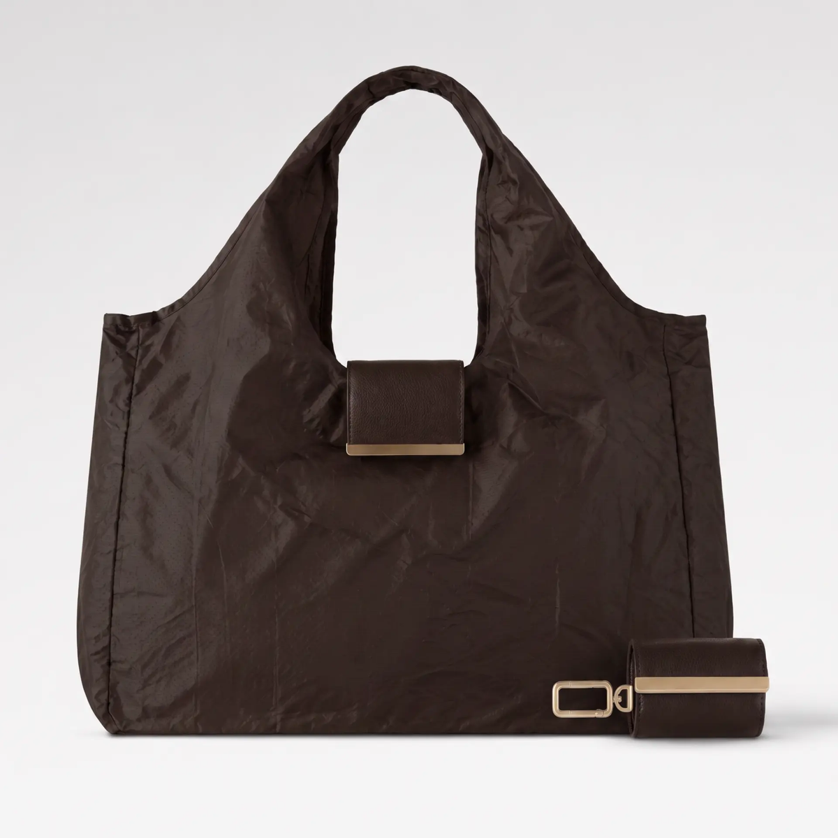 ClipTote in chocolate