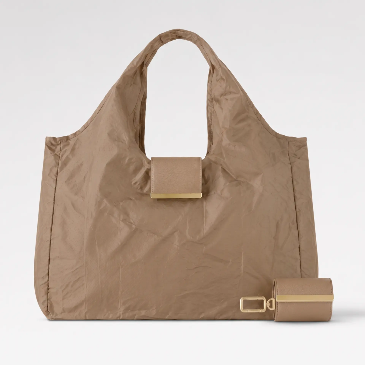 ClipTote in tan