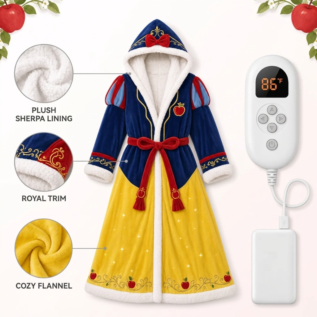 Apple Heated Princess Robe